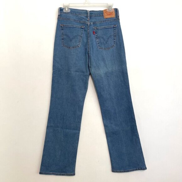 LEVI'S LEVIS Perfectly Slimming 512 Bootcut Jeans Medium Wash Boot Cut Jean 10 M - Picture 11 of 14